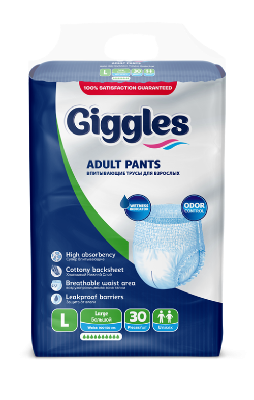 Giggles Emici Külot 95-135 cm Büyük Boy 30 Adet