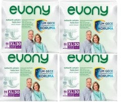 Evony X-Large Bağlama 30 Adet X 4 Adet (120 Adet)