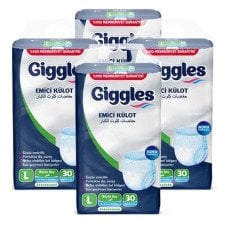 Giggles Emici Külot 95-135 cm Büyük Boy 30 Adet X 4 Paket (120 Adet)