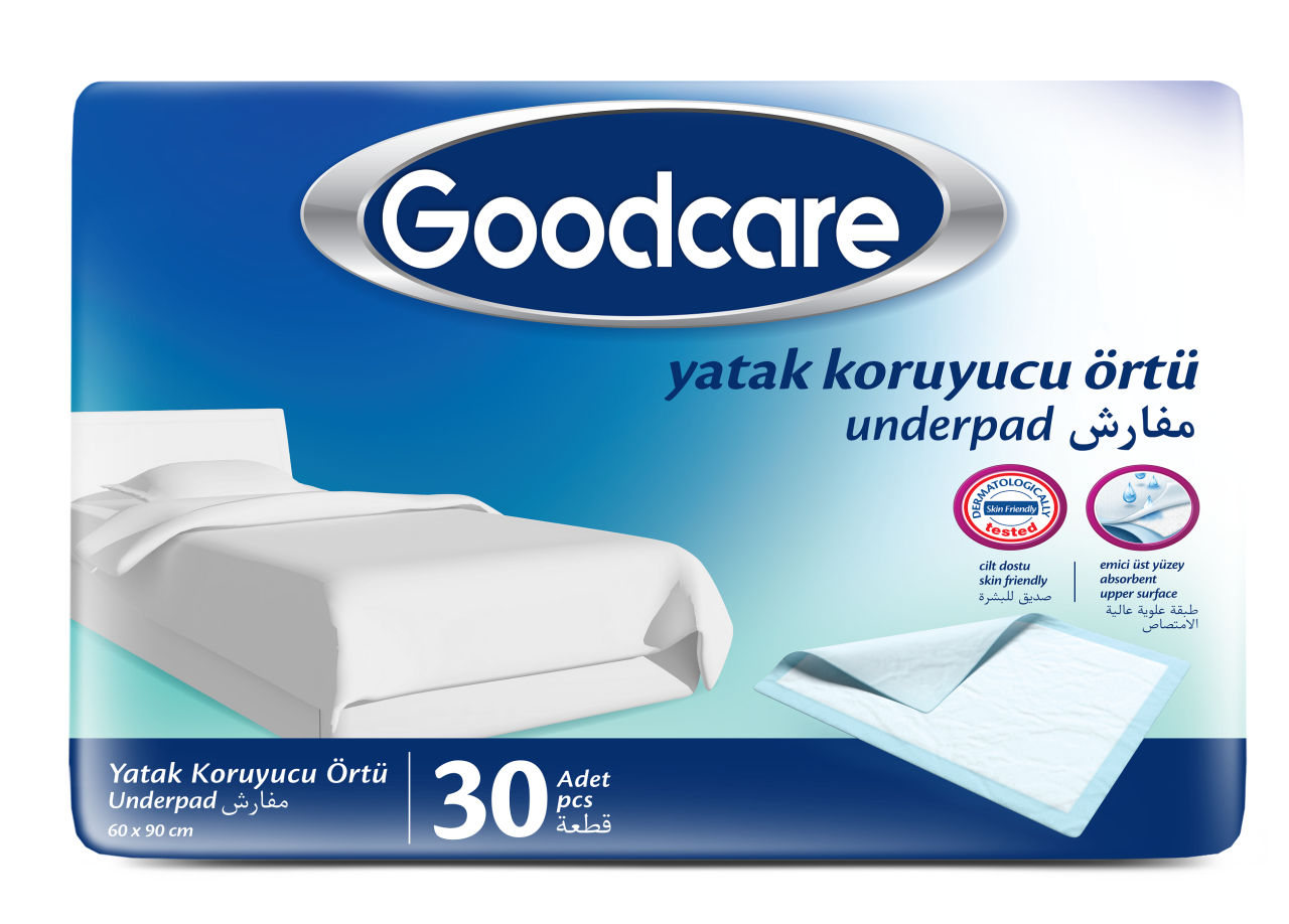 Goodcare Yatak Koruyucu 60*90cm Serme Bezi 30 Adet X4 Paket